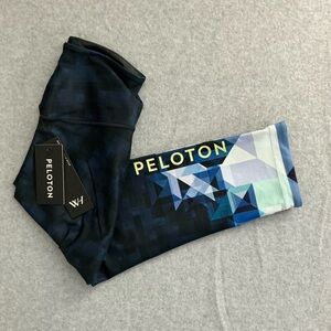 Peloton Geometric Blue Leggings